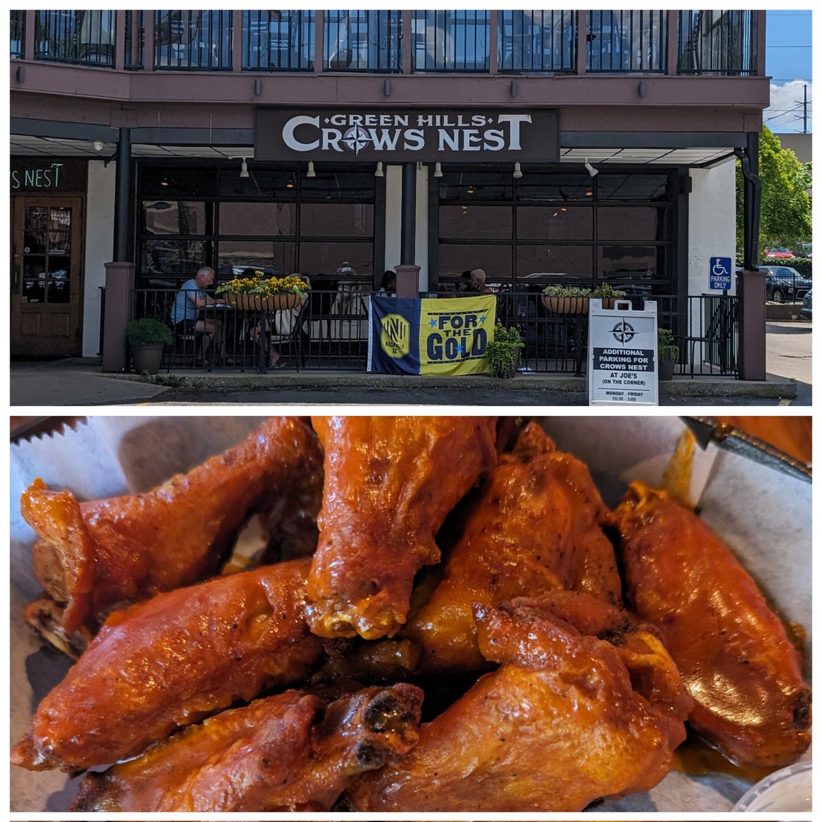 PDXBillsFans's tweet photo. I visited @NashBillsBackrs bar, The Crow's Nest today. Y'all get some good wings for the games! 
#GoBills https://t.co/x0InrdUR57