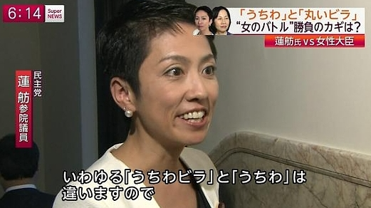 NIWA_KAORU's tweet photo. 国会で「うちわは寄付の禁止に該当し公職選挙法違反だ！不当な宣伝効果だ悪質だ！」「まったく法律を自分に都合のいい解釈しないでいただけますか！」と追求した蓮舫さんであるが、自分の団扇に対しては、こんなこといって自分に都合よく解釈してるんですよね、まあアレな意味で逸材（）ですわ https://t.co/VTDWjweQ6T