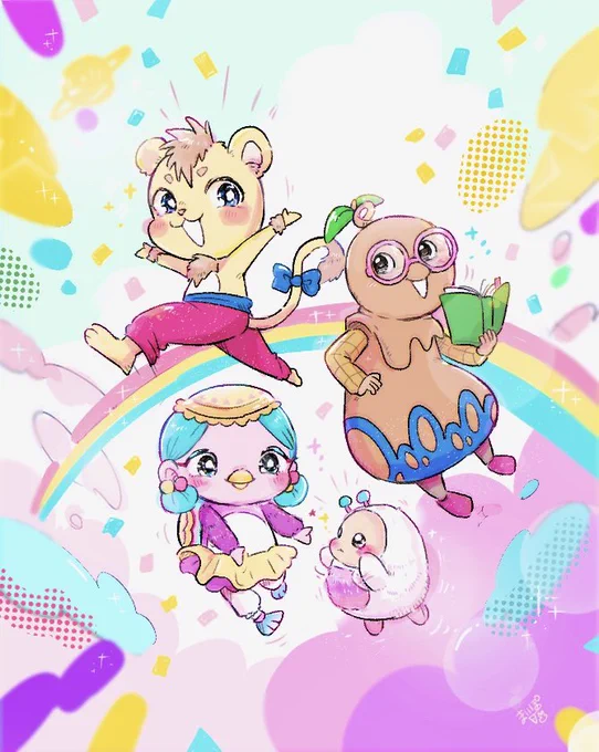 #6月なので自己紹介子供の頃からお絵かき大好き!こちらは!今週!描いた!絵!です!!! 