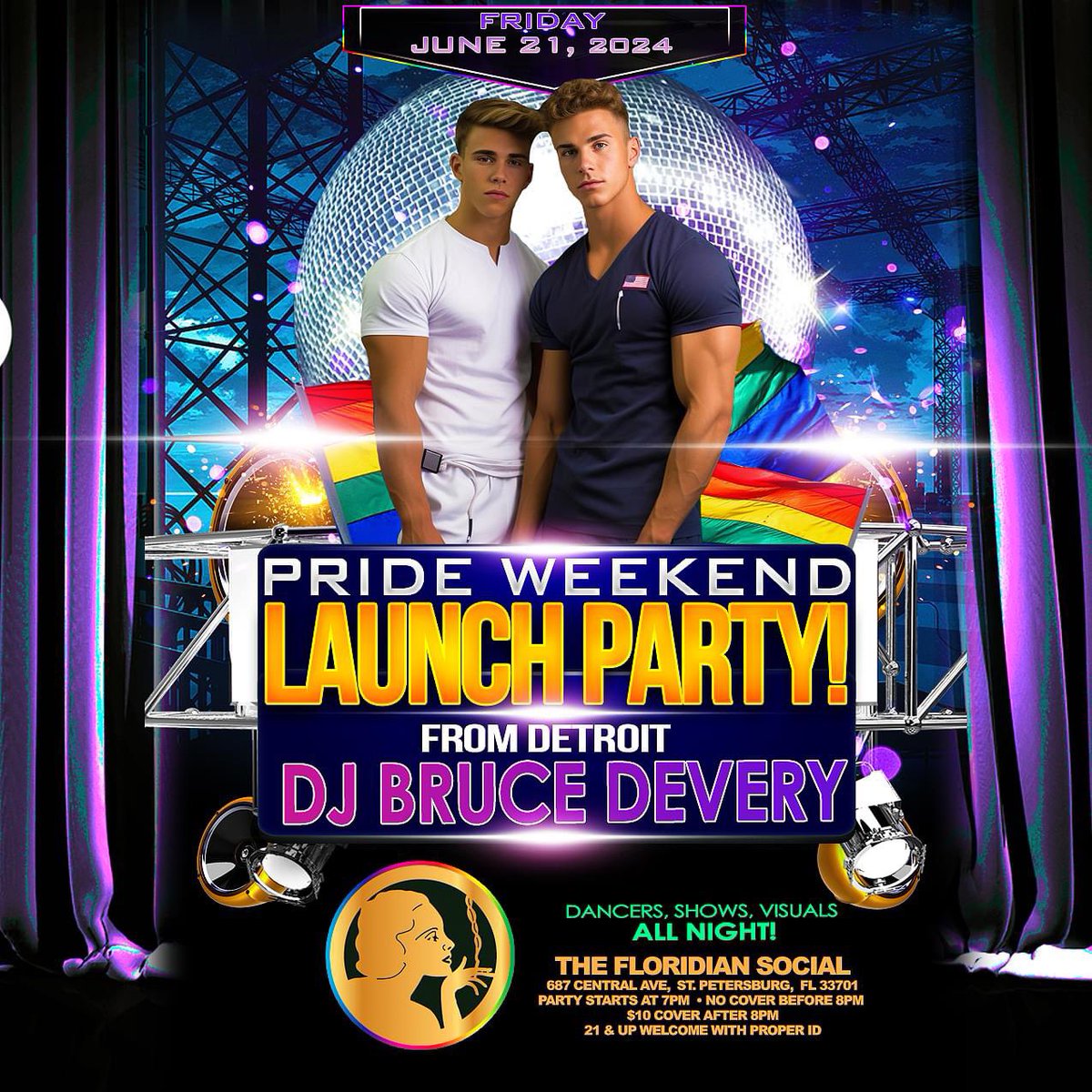 HoneyPotYbor's tweet photo. make your plans now for a fantastic weekend! #stpetersburg #stpete #stpetersburgflorida #stpetepride #stpetepride2023 #tampabay #tampabaypride #ybor #yborcity #yborcitypride #jannuslive #jannuslanding #tiktok #instagramers #honeypottampa #gaypride #gaytampa #gaytampabay #lgbt https://t.co/RgHNF5ruf4