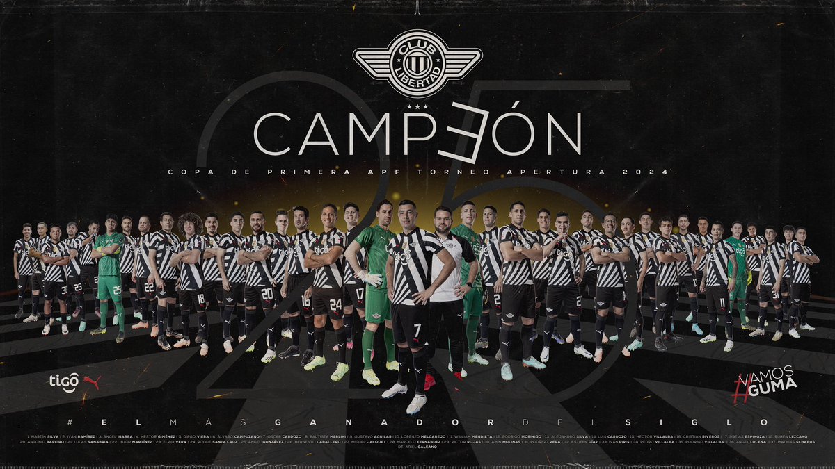 Salud campeón  <a href="/Libertad_Guma/">Club Libertad</a> 🏆🥇❤️🤟🏾