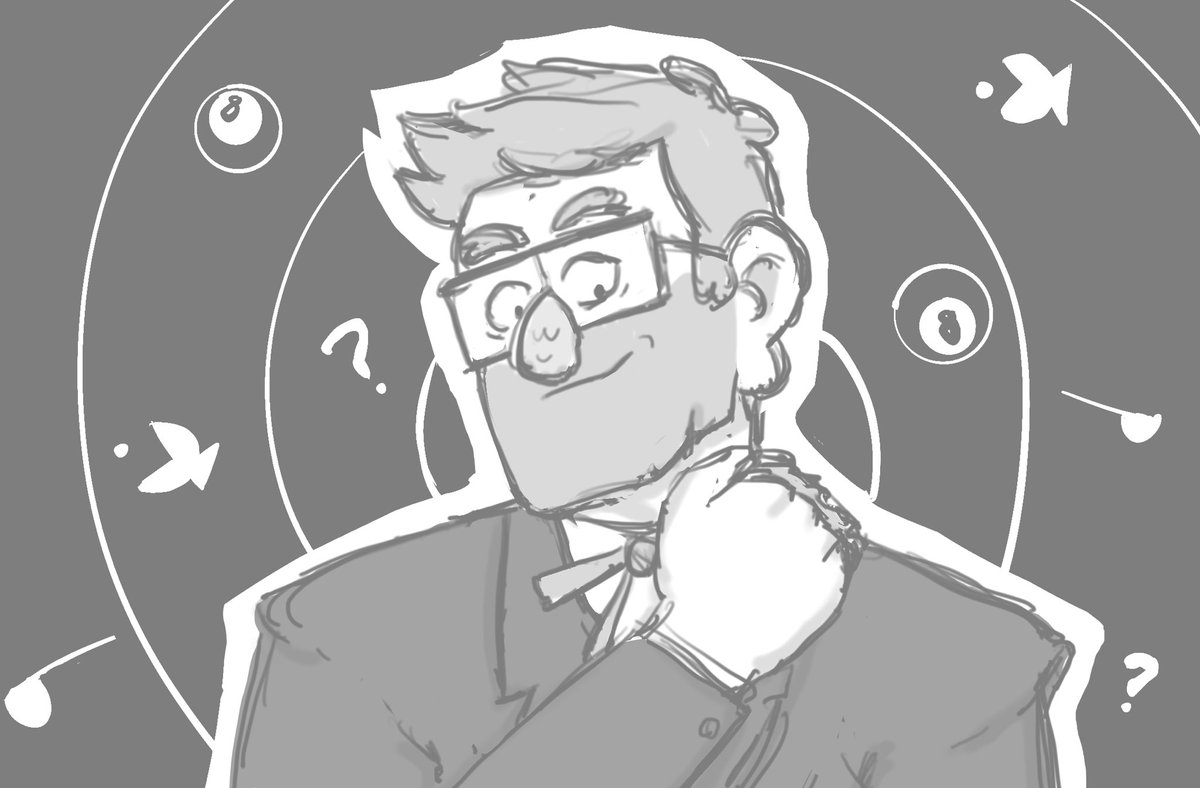 fish_birdy's tweet photo. Sketching Ford and Stan Pines again #gravityfalls https://t.co/nsSVBFxNwB