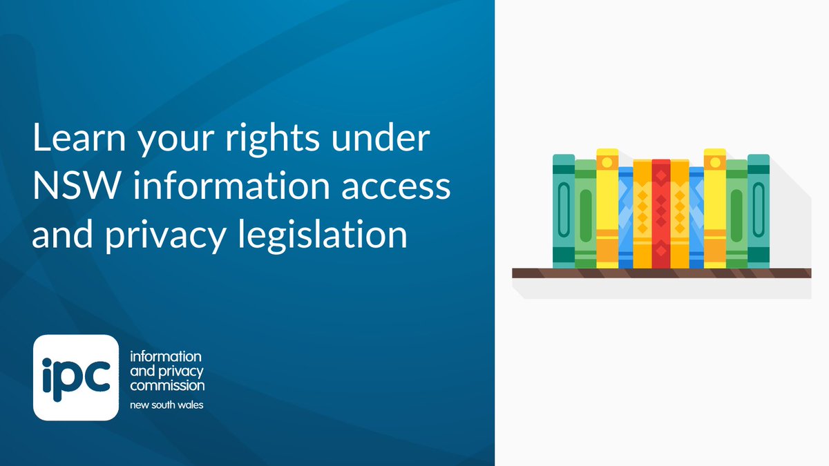 See the Information and Privacy Commission NSW (IPC)’s resources about your rights under NSW information access and privacy legislation. See our information access resources bit.ly/3mxTBuE and privacy resources bit.ly/2E3QZ7m