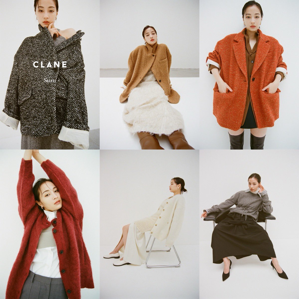 広瀬すず CLANE ニット CLANE x 広瀬すず初のコラボレーションアイテムが2024年秋冬に