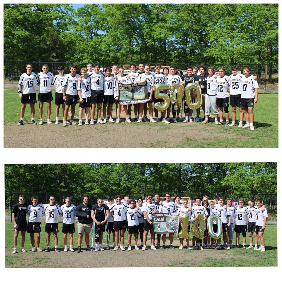 Belated Congratulations to <a href="/SouthernRamsLAX/">SouthernRamsLAX</a>  players from our NJSIAA Tournament run...
Colin Markoski - 500 Faceoff Wins vs. Lenape and Liam Griffen 100 career points vs. South Brunswick. 
#RamPride🐏🥍🖤💛🇺🇲
<a href="/TAPStaffordLBI/">TAPinto Stafford/LBI</a> <a href="/BiggySandPaper/">David Biggy</a> <a href="/Bob_Badders/">Bob Badders</a> <a href="/ACPressMulranen/">Patrick Mulranen</a>