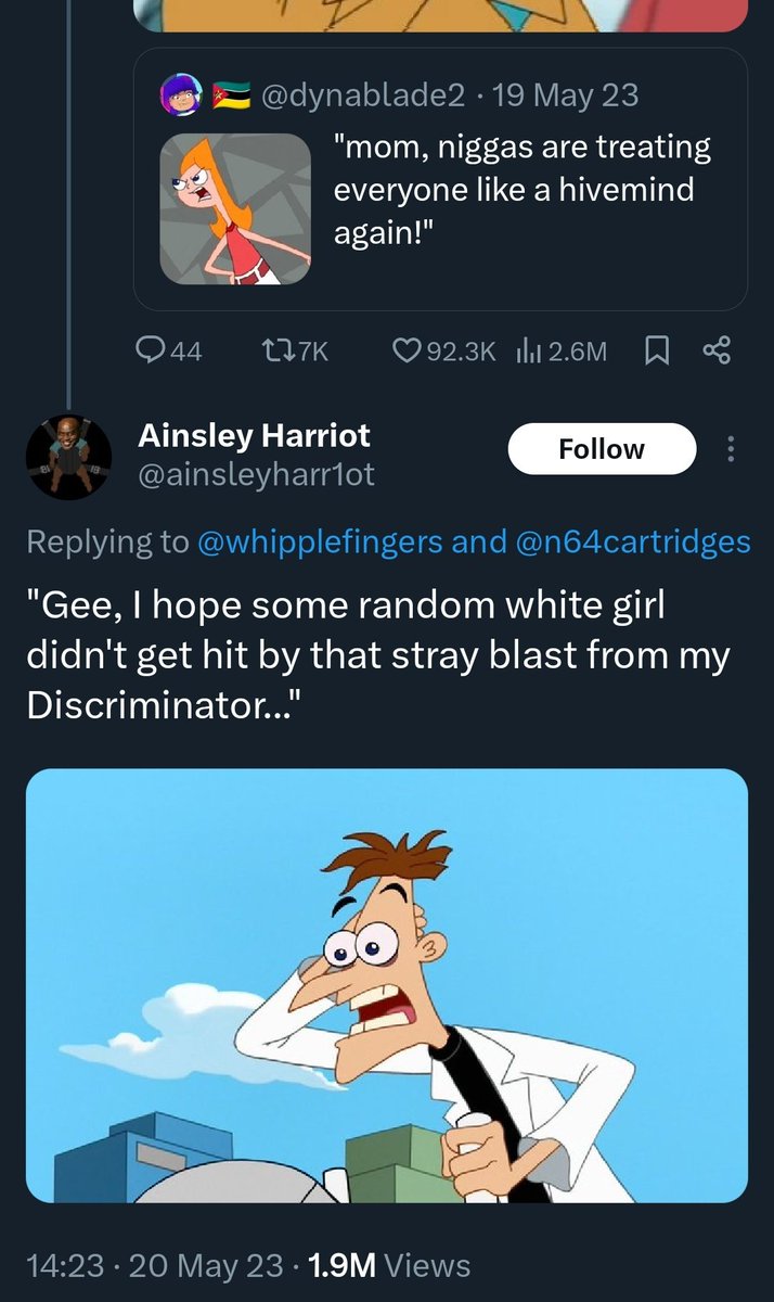DriftCons's tweet image. I know I literally just spoke about Phineas and Ferb a couple days ago but y&apos;all gotta see this