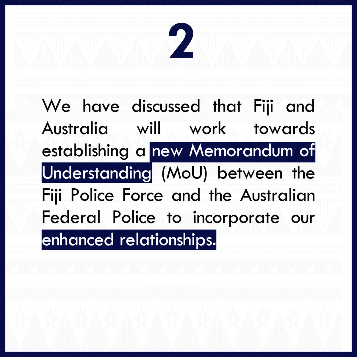 piotikoduaduafj's tweet photo. Exciting news! We've just announced a comprehensive reset of the Fiji Police Force to enhance capability, professionalism, and integrity. Our new strategy and strengthened partnership with Australia marks a new chapter. 

#FijiPoliceReset #VuvalePartnership 🇫🇯🤝🇦🇺 https://t.co/vnin3aGIXi