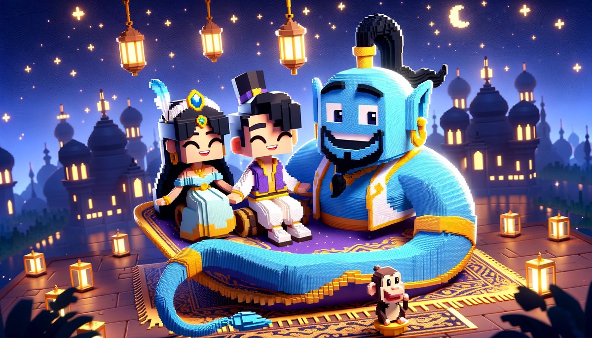 Dankoyy42's tweet photo. 魔法の絨毯で空を飛ぶのは楽しいだろうね😍 @TSBCreators #thesandbox #TSBGameMaker https://t.co/XaOtKYqHHa