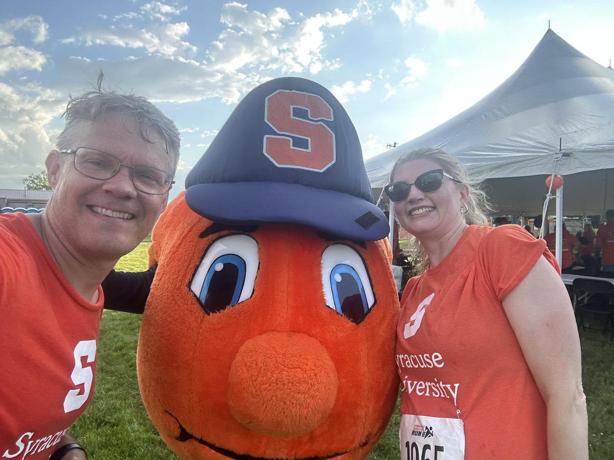 CortRuddy's tweet photo. Great run with my wife and colleagues at my first Syracuse Workforce Run. It felt longer than 3.1, but it was still fun. #SYRWFR #Workforcerun #cuse https://t.co/EyAQ2l4r9q