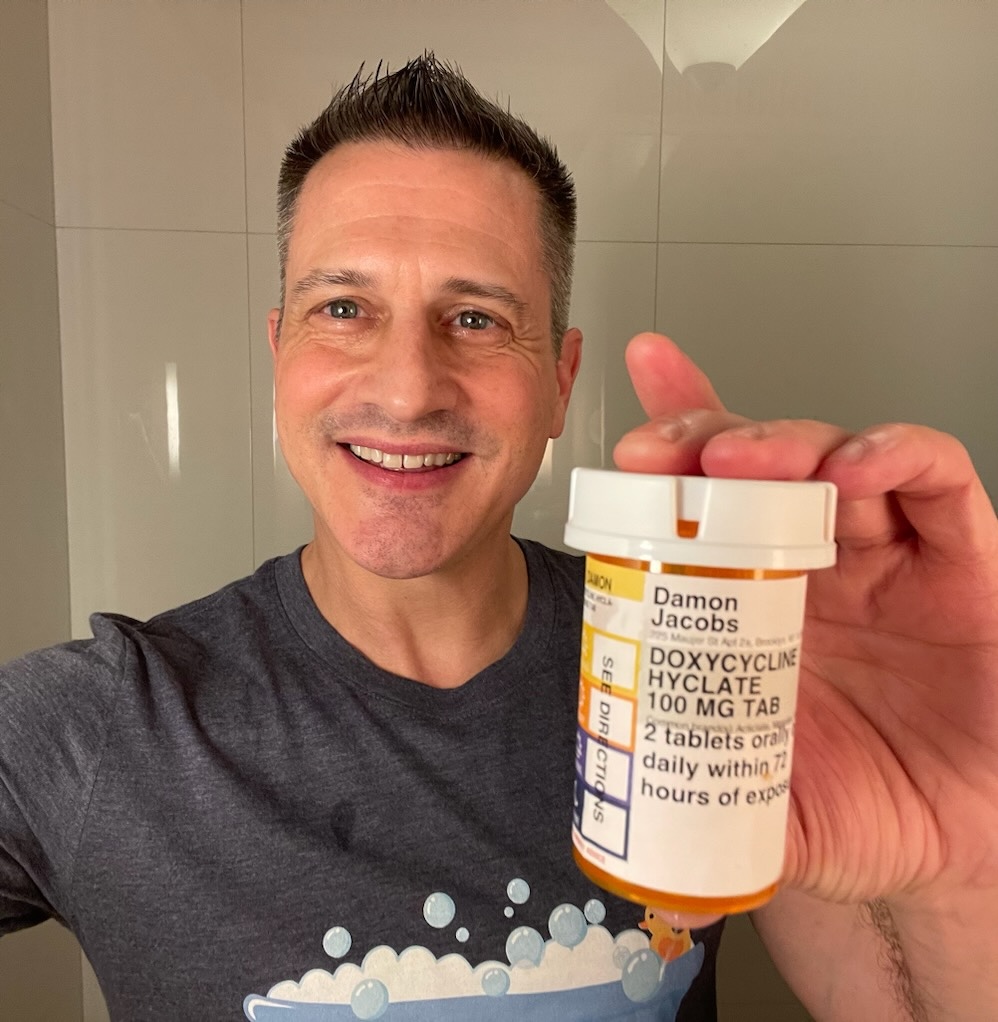 DamonLJacobs's tweet image. I began using #doxyPEP when the data was published in 2017. I personally have not gotten a single STI while following the data. This week CDC finally endorsed the science and stated, “Doxy PEP has proven to reduce the risk of getting a bacterial STI&quot;.  It’s about damn time!! 🪩