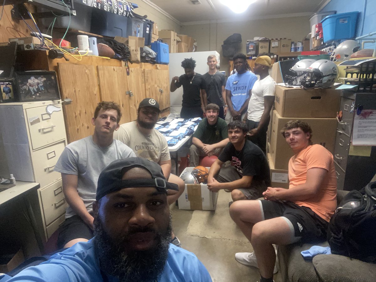 WCHSVikingsfb's tweet photo. I ask them to meet with me today for that last talk. It was hard watching them walk out that field house. I know tomorrow is going to be even harder seeing them walk across that stage and out that door. This group of seniors have set the bar high. I will definitely miss this guys https://t.co/pkI8DfxJhK
