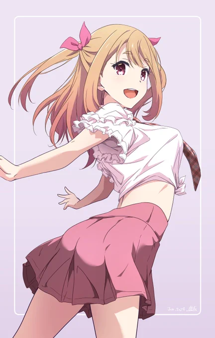 【金曜日の誰でもないガール】もあるちゃん×ツーサイドアップ×おなか#誰でもないガール 