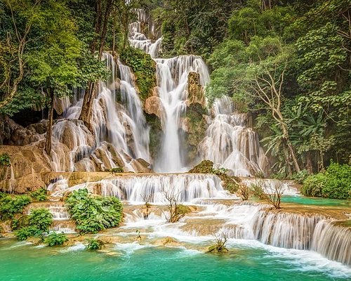 PassportLifeGO's tweet photo. Luang Prabang, Laos: Explore this charming town nestled at the confluence of the Mekong and Nam Khan rivers. Visit Buddhist temples, wander through  local markets, and soak up the laid-back atmosphere. Take a boat on the Mekong River and see the beauty of the Laos. 🇱🇦 https://t.co/gYz9iaVKhR
