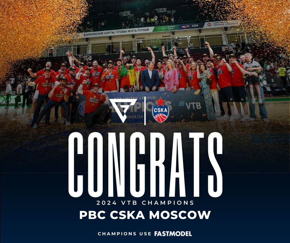 FMS_Software's tweet image. Congratulations @cskabasket 🏆👏
The 2024 VTB Champions!

#ChampionsUseFastModel