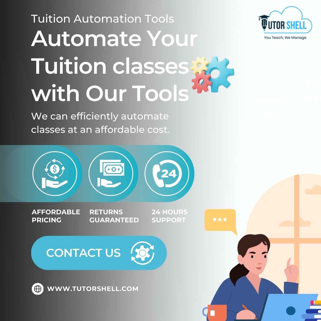 tutorshell's tweet image. Streamline your teaching with Tutorshell&apos;s tuition automation tools! Effortlessly manage classes, schedules, and student progress all in one place. #TeachingMadeEasy #EdTech #ClassManagement #Tutorshell #EducationInnovation