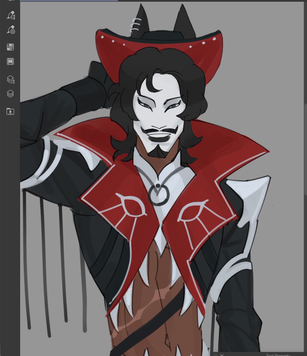 Ullaiin's tweet photo. made a wolf cowboy to compliment shep 🙏 he’s gonna steal his sheep https://t.co/DkFexpt7TT