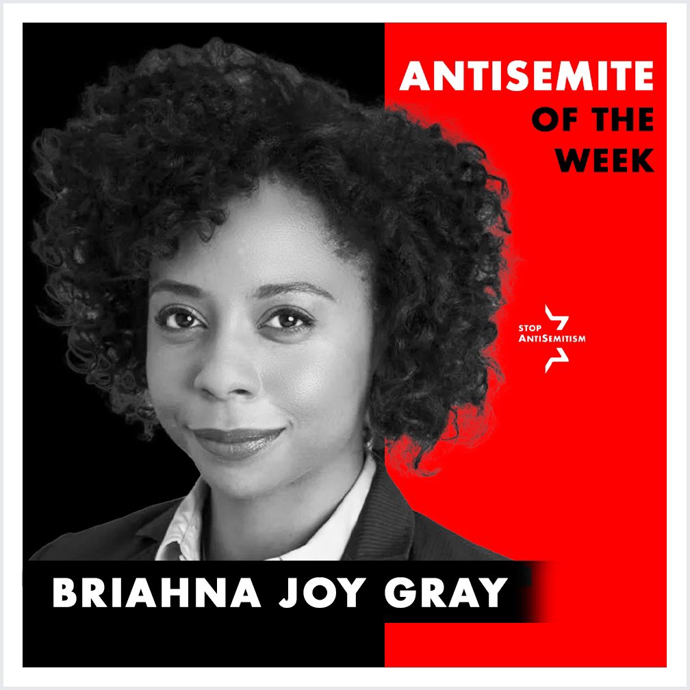 StopAntisemites's tweet photo. FANTASTIC news - @thehill has FINALLY fired rabid antisemite Briahna Joy Gray.

StopAntisemitism has been calling on The Hill to part ways with Gray for weeks; Gray’s horrifying eye rolling fiasco in response to an Israeli hostage family member finally tipped the scales into persona non grata status.

https://t.co/K8YhrafSLA