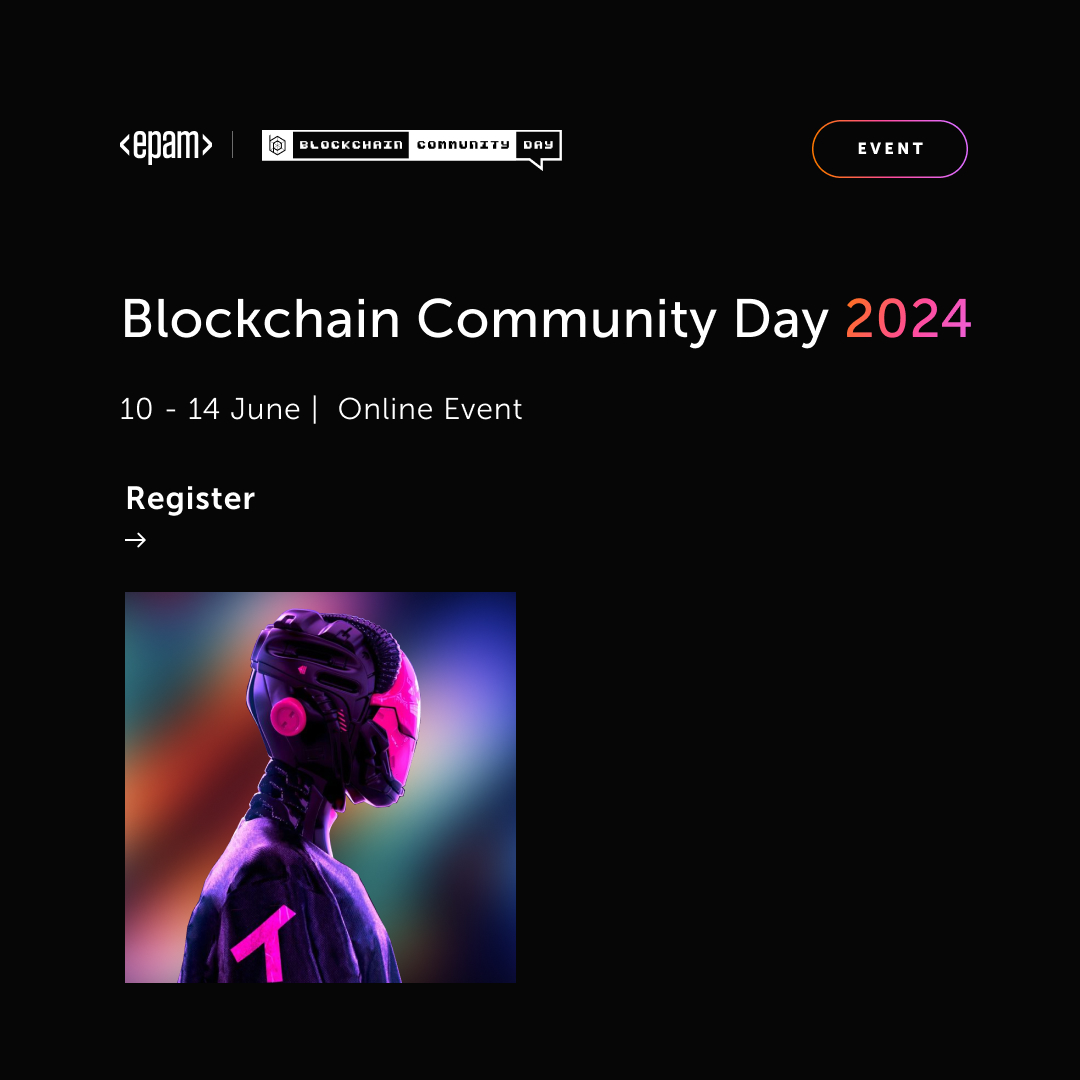 EPAM_Colombia's tweet photo. Get ready for the year's most exceptional Blockchain industry event – Blockchain Community Day 2024!
🌐 Online 🎟️ Free Admission ✅ 30+ Inspiring Talks 👩🏻‍🎓 Blockchain University

🔗 Register now! https://t.co/bqVfLBwUt1

 #Web3 #TechEvent #BlockchainProfessionals https://t.co/wDQg8fxTiw