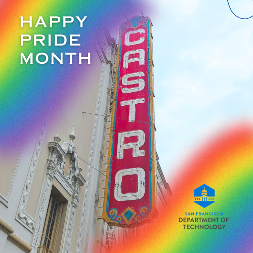 SFCityCIO's tweet photo. The @sfcitycio celebrates #pridemonth🏳️‍🌈 and joins in recognizing the diverse voices and significant contributions of the #lgbtqia community, driving innovation and inclusion forward.

@sfgov #DT #departmentoftechnology #dtsanfrancisco https://t.co/gRvezjdnBo