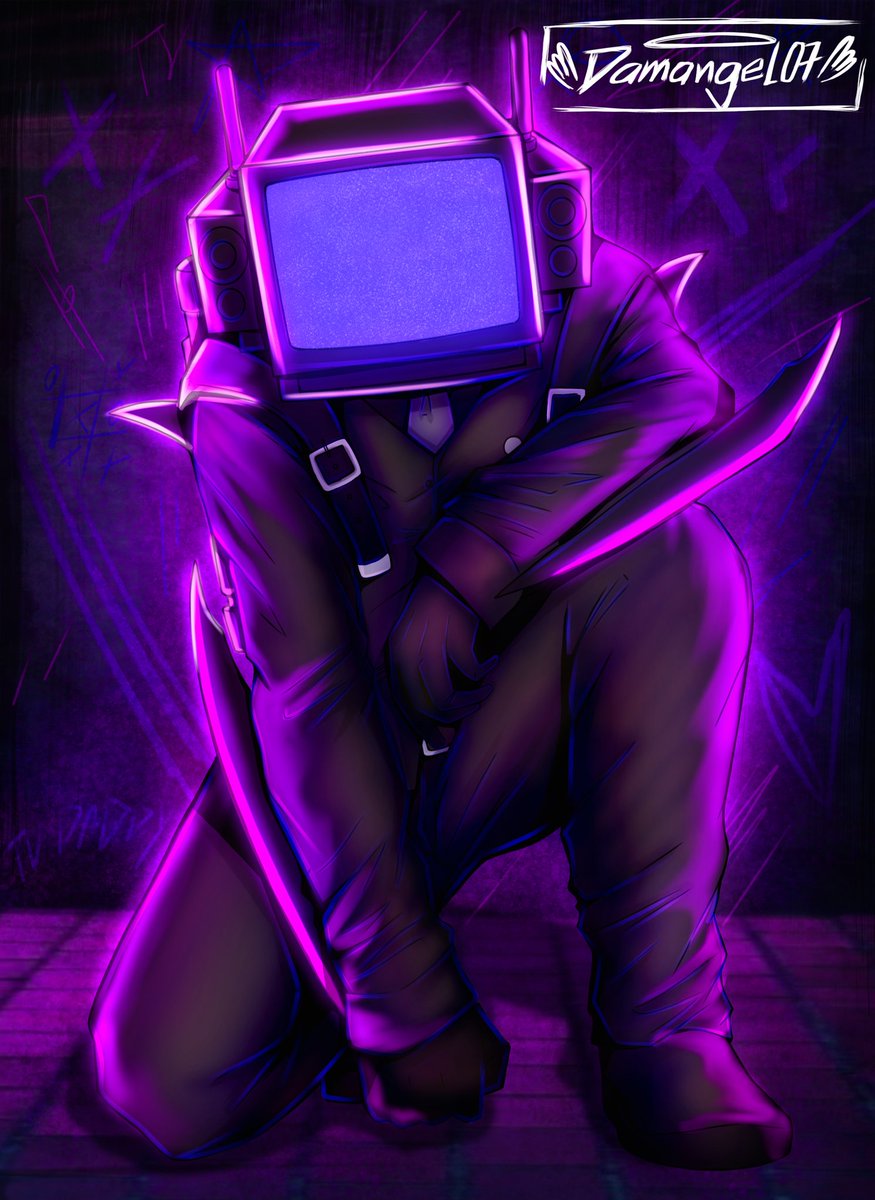 ⭐️Que tal, ya esta terminado, el tv daddy, yo le llamaría el shadown tv man xd pero weno dafuqboom lo llamo asi xd, que tal el acabado⭐️ #skibiditoilet #tvdaddy #SKIBIDITOILET #artedijital #skibidifanart