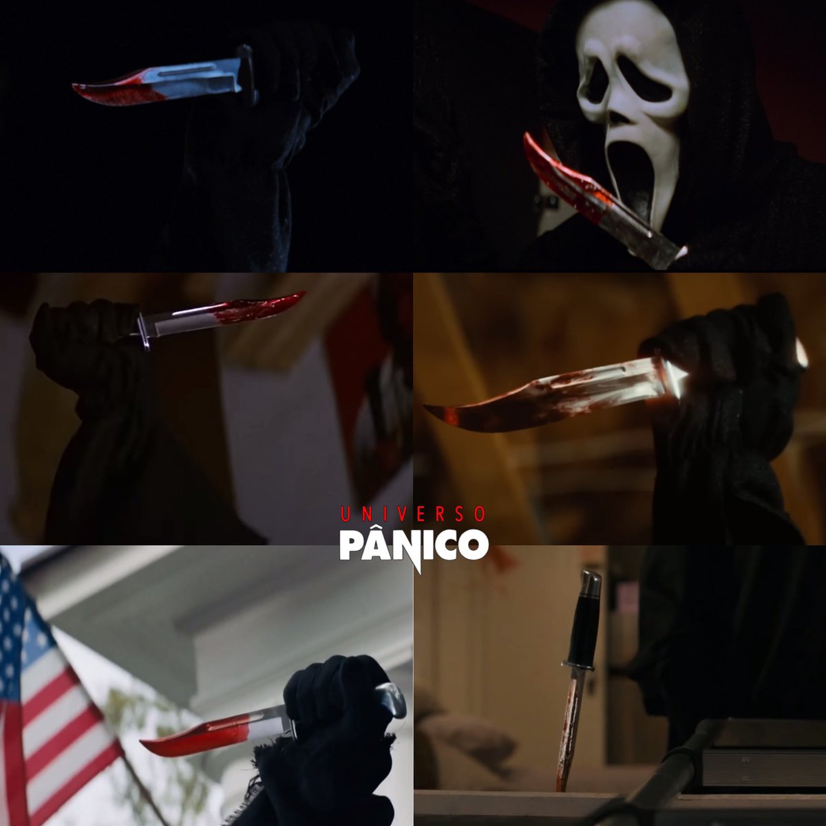 universopanico's tweet image. Identidade visual de m4t4r 🔪🩸

🏷️: #Scream #Scream2 #Scream3 #Scream4 #Scream5 #Scream6 #Scream7 #Ghostface