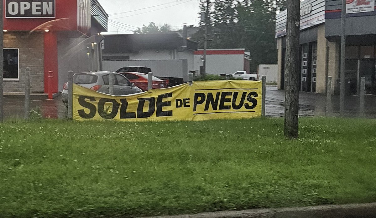 Greg_Brent's tweet photo. Happy transition to whichever Quebecer sold their penus. https://t.co/BRHGhu2vX4
