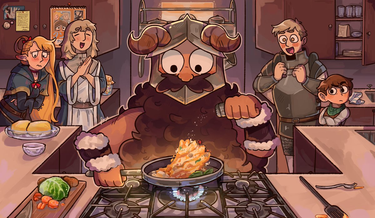 🍴 delicious in...KITCHEN?! 

#dungeonmeshi #ダンジョン飯