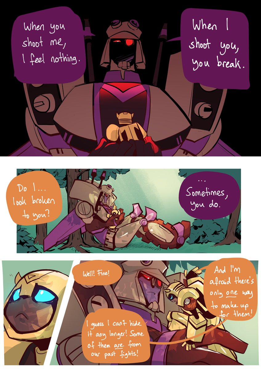 Blitzbee Week Day 7 - Hope

One type of hope for ex-enemies is to learn to move on

This is a bit of a continuation of the Scars entry! 