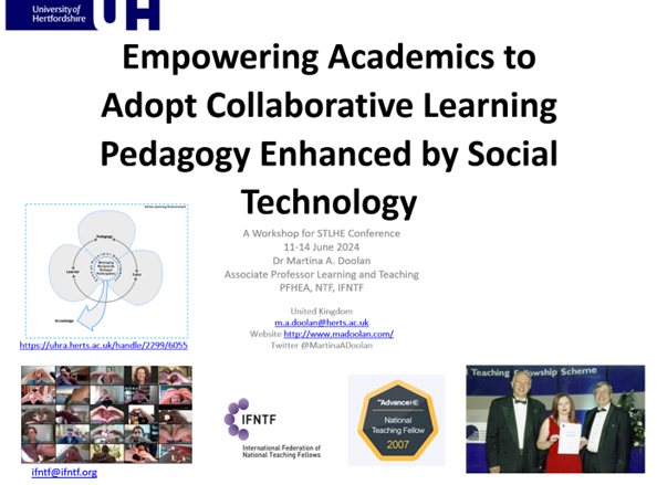 MartinaADoolan's tweet photo. I look forward to delivering a 3-hour pre-conference workshop Empowering Academics to Adopt Collaborative Learning Pedagogy Enhanced by Social Technology at #STLHESAPES2024 and meeting #3MNTF in #Ontario Canada #IFNTF @NTF_Tweet @Atlantic_3Ms #HigherEd @LTHEchat @ifntfellows https://t.co/IMUkFZ59vO