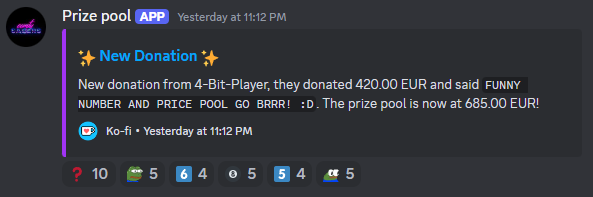 THE TOURNAMENT HASN'T EVEN STARTED YET
The prize pool is now at 685€! ko-fi.com/comfysabers

(It starts in 2 days though and you should totally watch it) twitch.tv/comfysabers