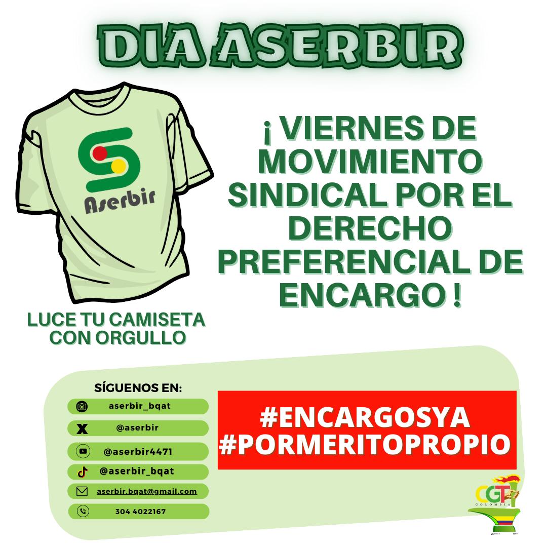 aserbir's tweet photo. Respeto por el mérito y la carrera administrativa también es garantizar derecho preferencial de encargo #pormeritopropio. ASERBIR solicita a la @alcaldiabquilla, garantía a sus trabajadores de carrera e inicio de oferta de #encargosya. @DAFP_COLOMBIA @CGTCol @CNSCColombia https://t.co/KAaKZGJdIL