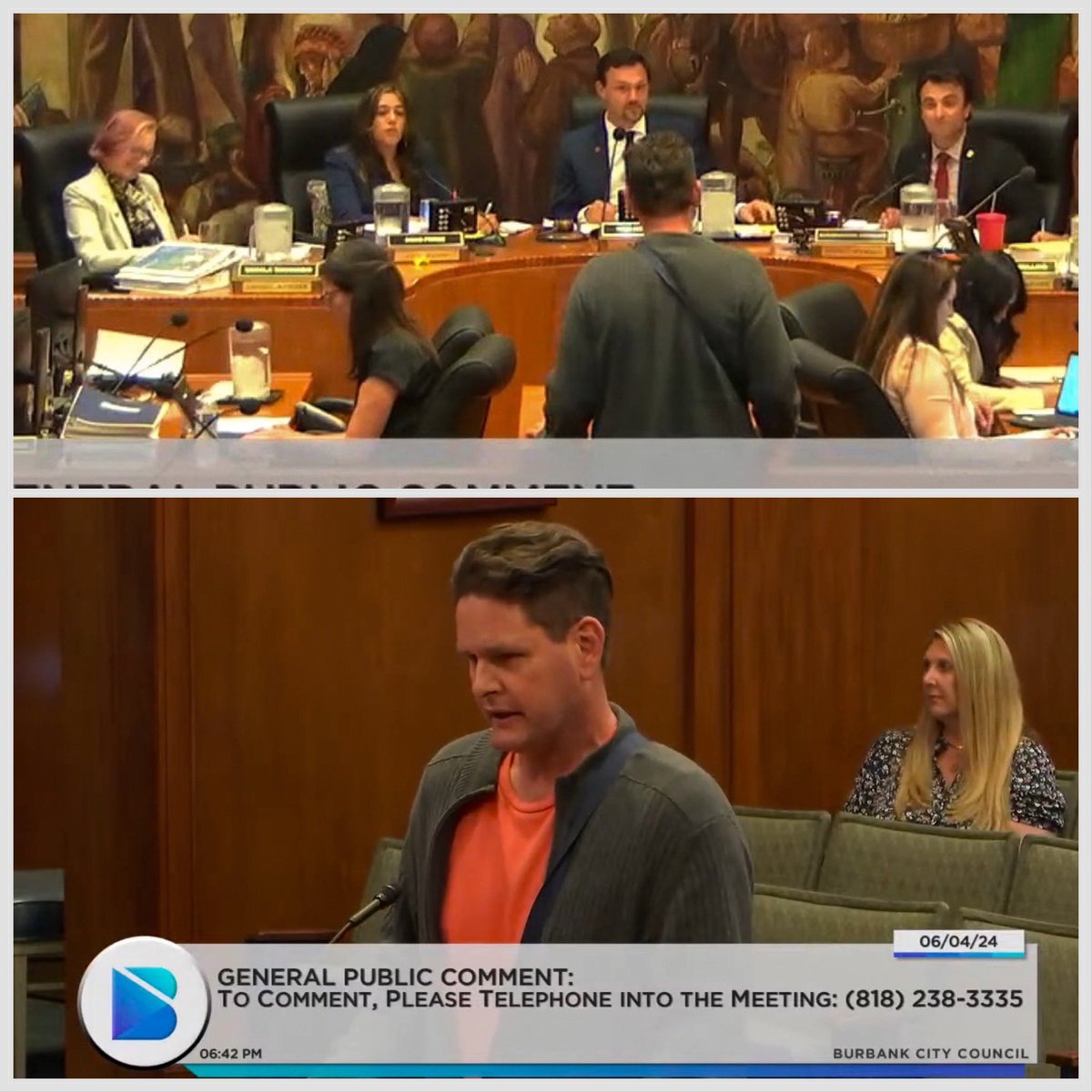 GDunzweiler's tweet image. I’m all speaking at the City Council and Stuff #LibrarySafety #Burbank