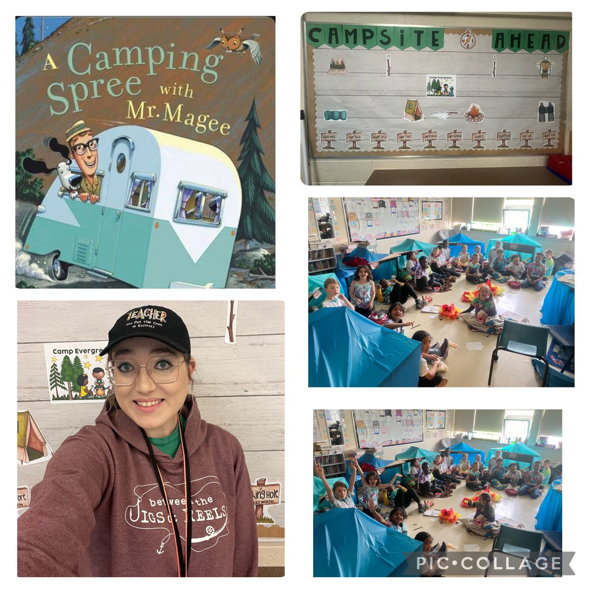 MsKatrinaB123's tweet photo. Welcome to Camp Evergreen!!🌲 Lots of excitement doing literacy and math activities in their tents today. ⛺️🏕️🔦📚📏 @standrewselem #flashlightreading #readaloud #math #measurement https://t.co/oz4sSgbi6P