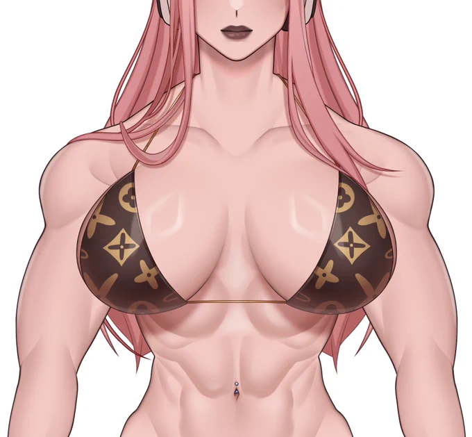 working on my strong future daughter #vtuber #wip 