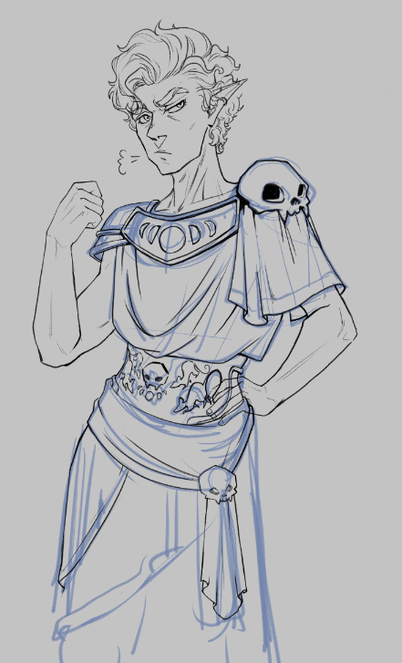BluesW14's tweet photo. sketch in progress
#HadesII #BaldursGate3 #bg3 #astarion https://t.co/tG05lJ7c6H