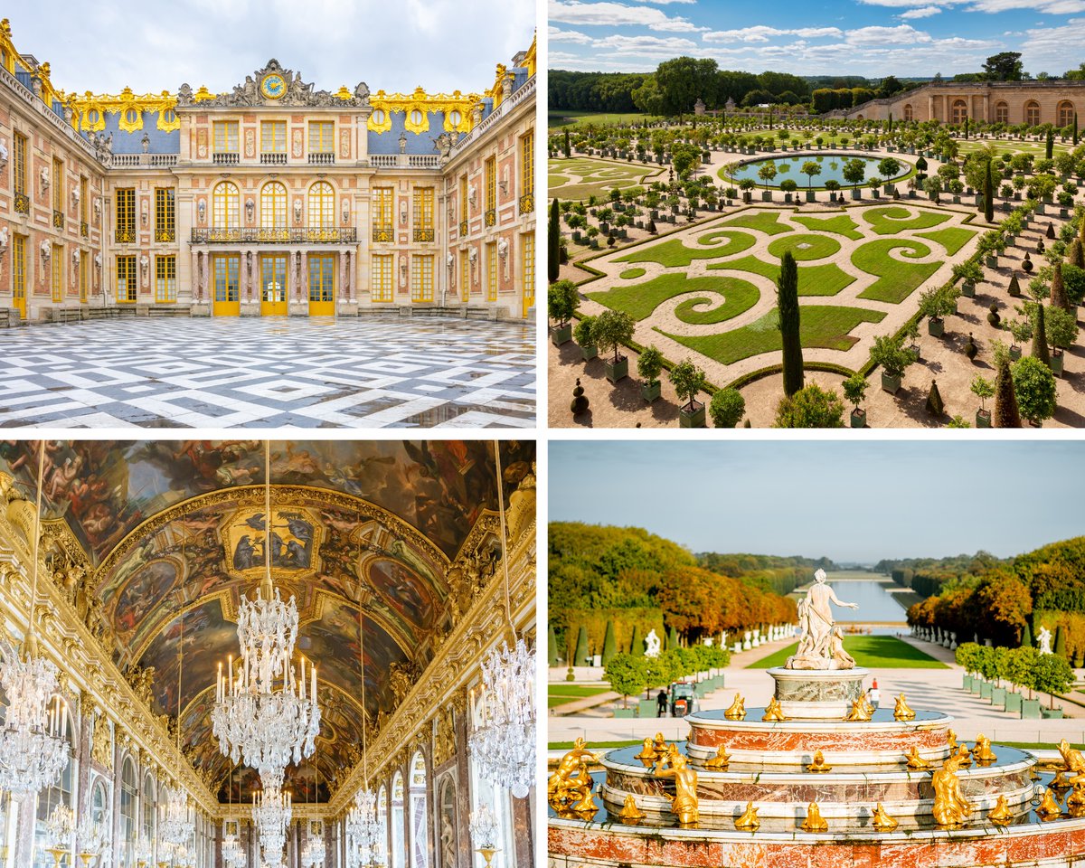 PassportLifeGO's tweet photo. The Palace of Versailles, France: Step back in time and experience the grandeur of the French monarchy at the Palace of Versailles. Explore the opulent state apartments, then wander through the meticulously manicured gardens adorned with fountains and sculptures 🇫🇷 https://t.co/FNOZcUY9Cv