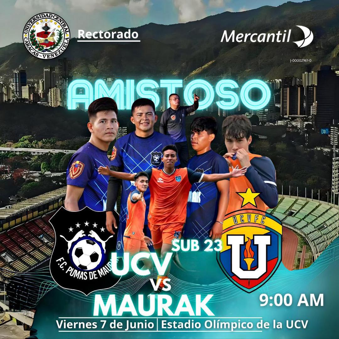 ProDeportesUCV's tweet photo. Nuestra casa #UCV recibe a Pumas FC de Maurak este viernes #7Junio 9am junto con @UCVFCOFICIAL 

Bienvenidos comunidad de Maurak de la Gran Sabana en la SUB23 de la @LigaFUTVE y @FVF_Oficial 

Junto @ddeportesucv fortalecemos el deporte!

#DeportesUCV
#ODS #ONU
#GENTEPROINCENTIVA https://t.co/n5Oqj2HXY3