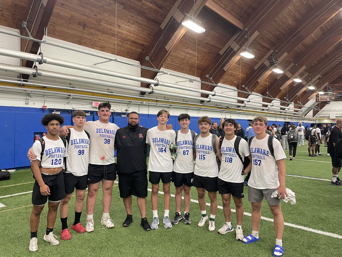 Fun day competing <a href="/Delaware_FB/">Delaware Football</a> with my teammates <a href="/WyomingAreaAthl/">Wyoming Area Athletics</a> thanks to all of the staff for putting on a great camp
<a href="/CoachCampenni/">Julian Campenni</a> 
<a href="/CoachRogers57/">Coach Rogers</a> 
<a href="/ryancarty10/">Ryan Carty</a>