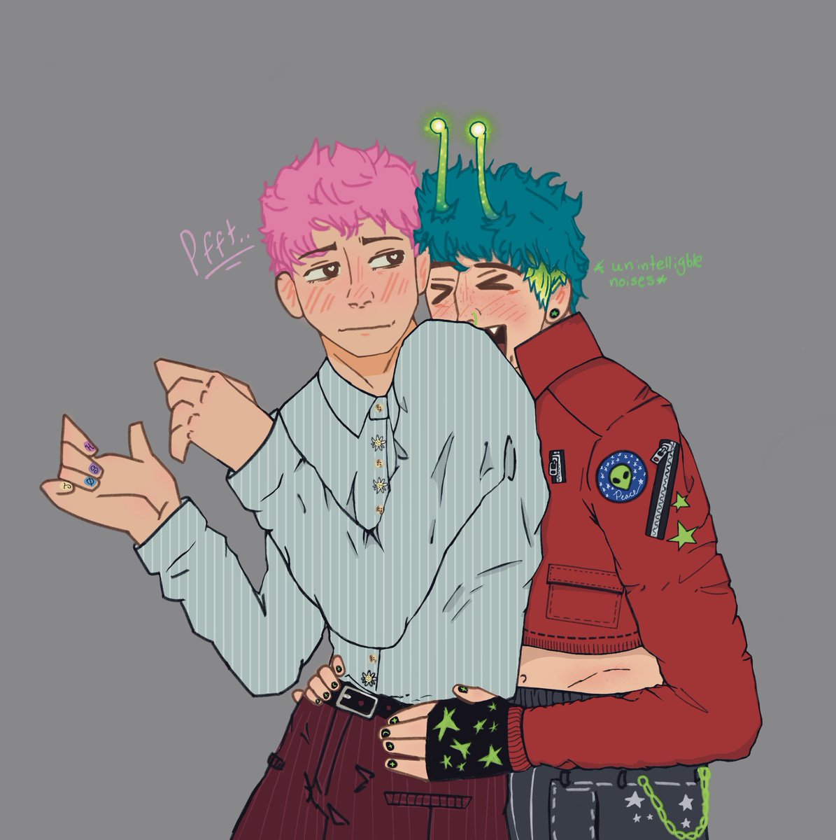 Wubblearts's tweet photo. :p here it is! Finally (″ロ゛)

"Boy, you're an alien Your touch, so foreign it’s supernatural, extraterrestrial”

Ignore tags 🏷️ ★★★★★★★★★
==========================
#cliqueart #twentyonepilots #joshler #clikkietwt #tøp #fanart #tylerjoseph #joshdun https://t.co/4zU4heYzpT