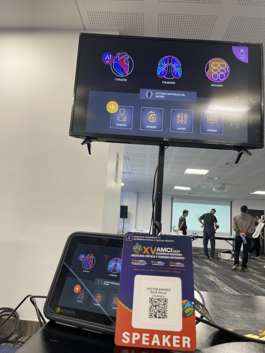 ANDRESMFC14's tweet photo. @AMCI_Colombia @KosmosLatAm para enseñar #POCUS #CongresoColombianoCuidadoIntensivo https://t.co/nFo6HU704t