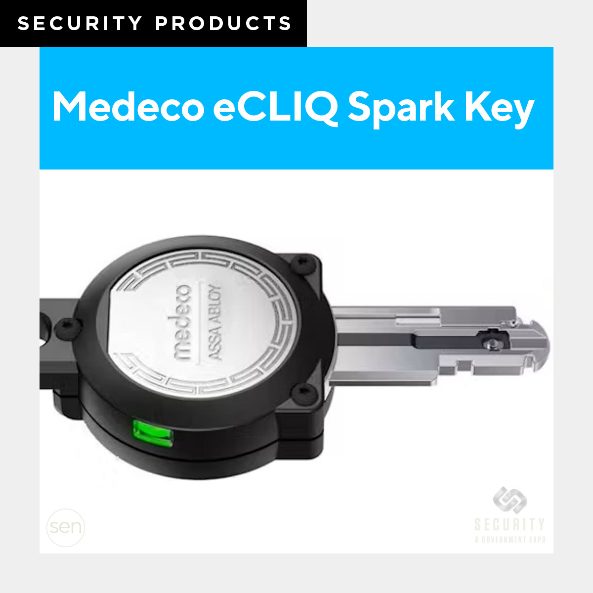 SecElecMag's tweet image. sen.news/medeco-ecliq-s…
'Medeco eCLIQ Spark Key from ASSA ABLOY is a battery-free key that generates its own energy that can be used with the Medeco eCLIQ wireless electronic locking system.'
#locks #locksmithing #electricstrikes #doorcontrol #entrancecontrol #doorhardware