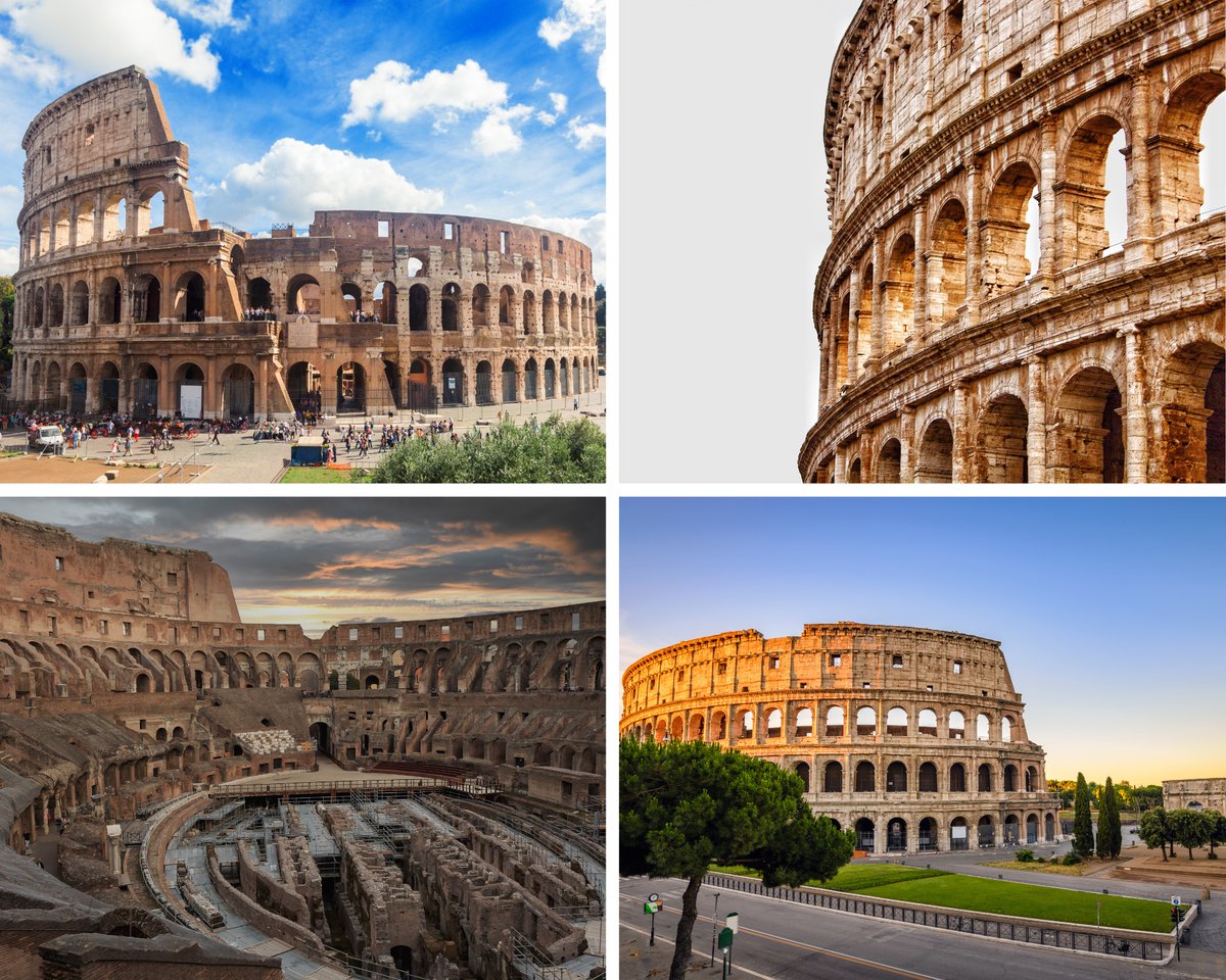 PassportLifeGO's tweet photo. The Roman Colosseum, Italy: Step back in time and feel the echoes of gladiatorial battles in the Colosseum, a colossal amphitheater that stands as a testament to the power and extravagance of the Roman Empire. Explore the intricate network of tunnels beneath the arena.🇮🇹 https://t.co/RWhdNyjyDu