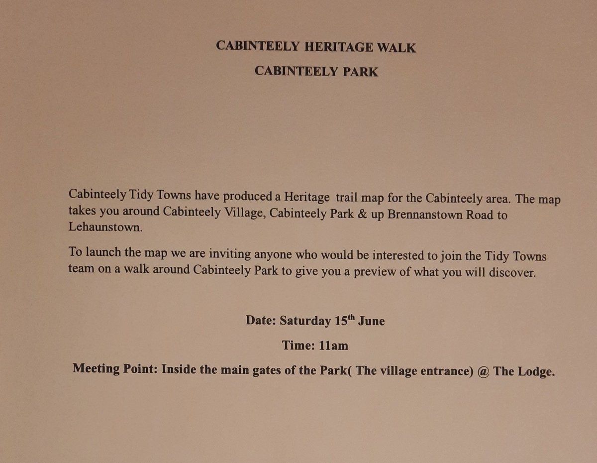 CabinteelyTidyTowns (@cabinteelytidy) on Twitter photo 