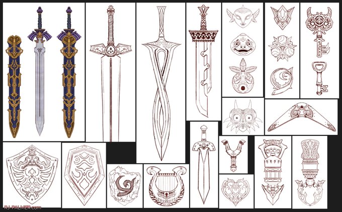 The main reason it took so long outside the obvious is that originally I was planning to just do the canon designs for the items but after doing my Link redesign I foolishly decided to redesign every single item. Not counting Link himself there are 87 items in there. 