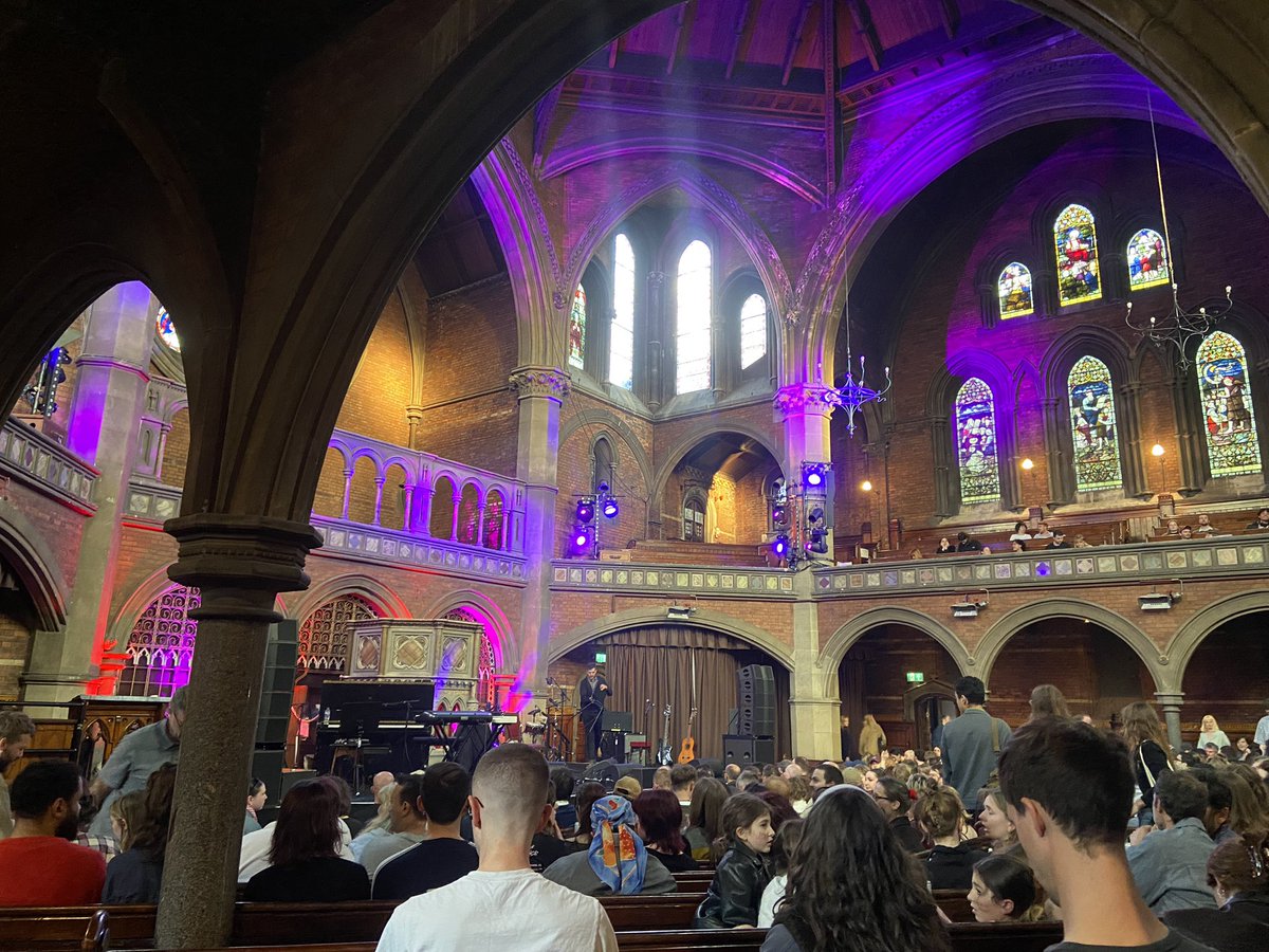 griptape303's tweet photo. Thoroughly enjoyed a lovely evening at the stunning @UnionChapelUK in the company of #JoannaSternberg and @JessicaPrattSF 
Two great artists worth checking out if you haven’t already https://t.co/elwRK8Akdi