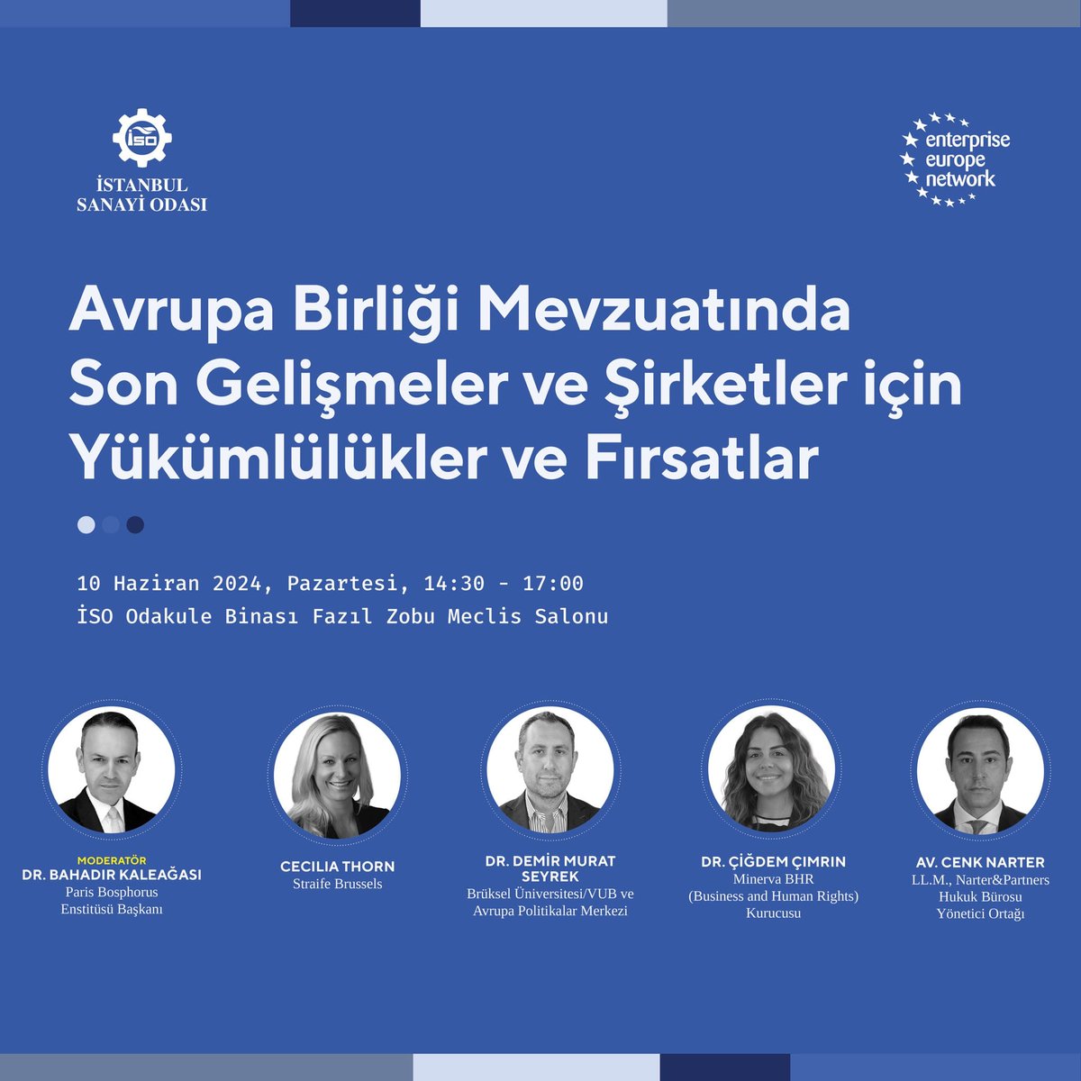 minervabhr's tweet photo. On Monday, June 10, Minerva co-founder Çiğdem Çımrın will be a panelist at the Istanbul Chamber of Industry's panel on "Recent Developments in EU Legislation and Obligations and Opportunities for Companies"!

Click the link to register! https://t.co/TsEZeQI5Y2 https://t.co/8C2MhohIOa