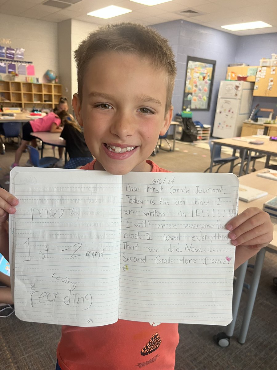 A_Patsalos_K2's tweet photo. I have some students very ready for second grade!! 🤩 #angeloakes https://t.co/s4HHDQ8fpO