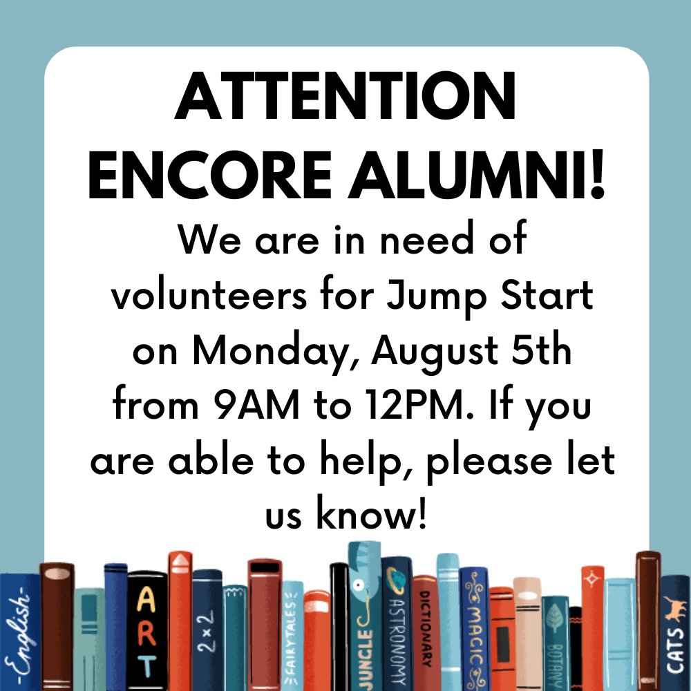 Please contact Encore at info@encorehighschool.com