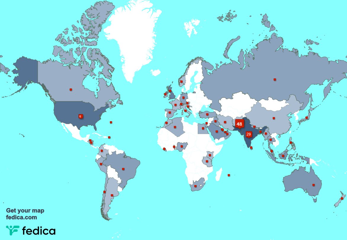 I have 5 new followers from Pakistan last week. See fedica.com/!Shaikh_dyy