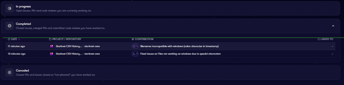 ianporras31's tweet photo. Happy that today I made my first official pull request for a web3 project and got merged, I still learning in order to be able to participate in as much projects as I can in the future. @Starknet @Dojo_Coding @OnlyDust_com #web3isthefuture https://t.co/sTAzl6Quoq